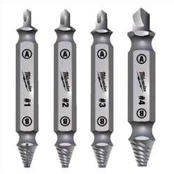 Milwaukee Steel Screw Extractor Set 4 pc