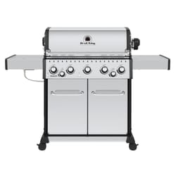 Broil King Baron S 590 Pro Infrared 5 Burner Liquid Propane Grill Silver