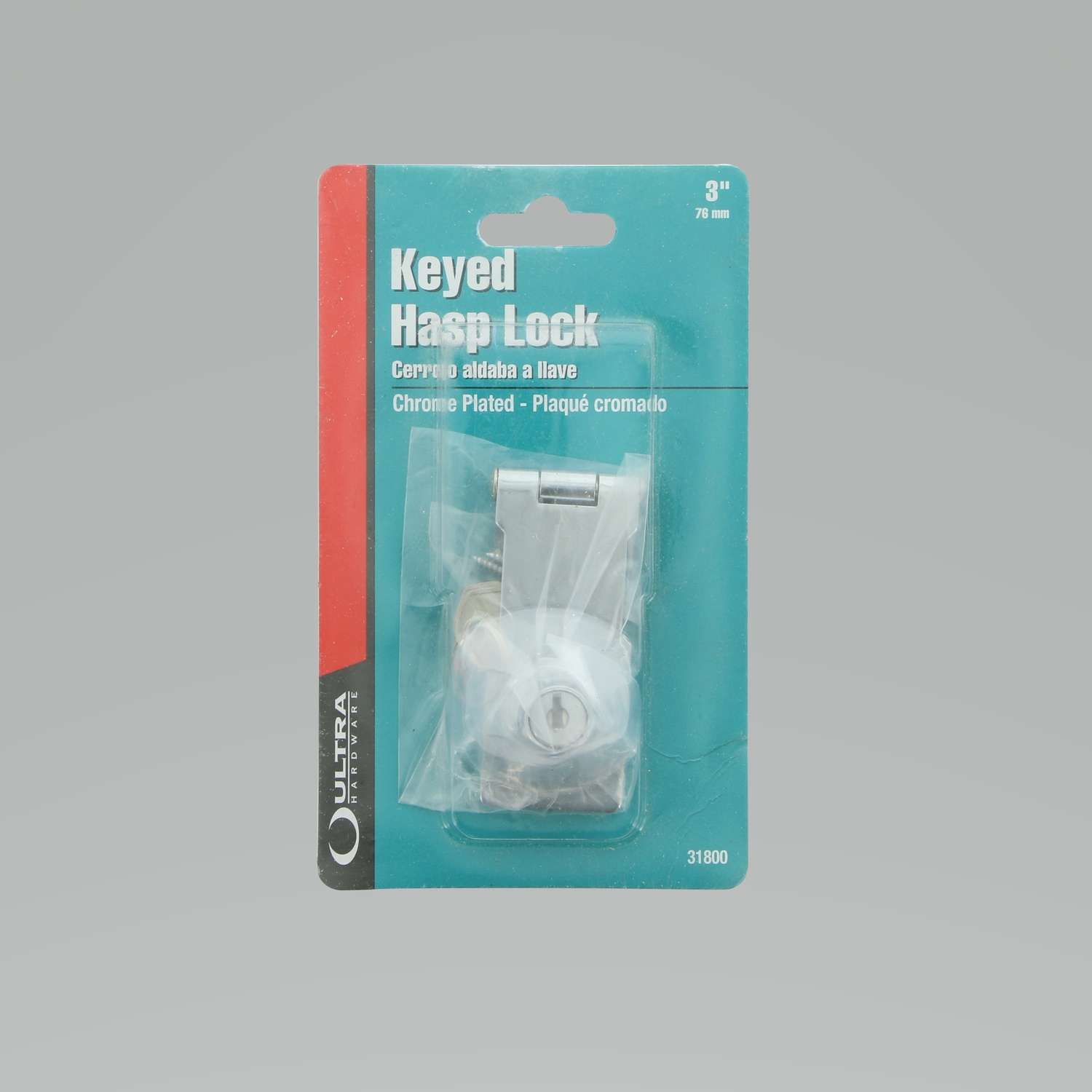 Ultra Hardware Chrome Metal Keyed Bolt Lock Ace Hardware