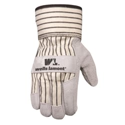 Wells Lamont Men's General Purpose Work Gloves Pearl Gray L 1 pk