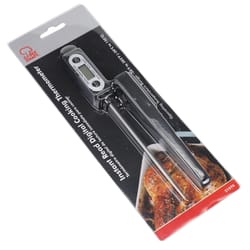 Chef Craft Black ABS Plastic/Stainless Steel Instant Read Thermometer