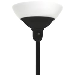 MaxLite 70 in. Black Torchiere Floor Lamp