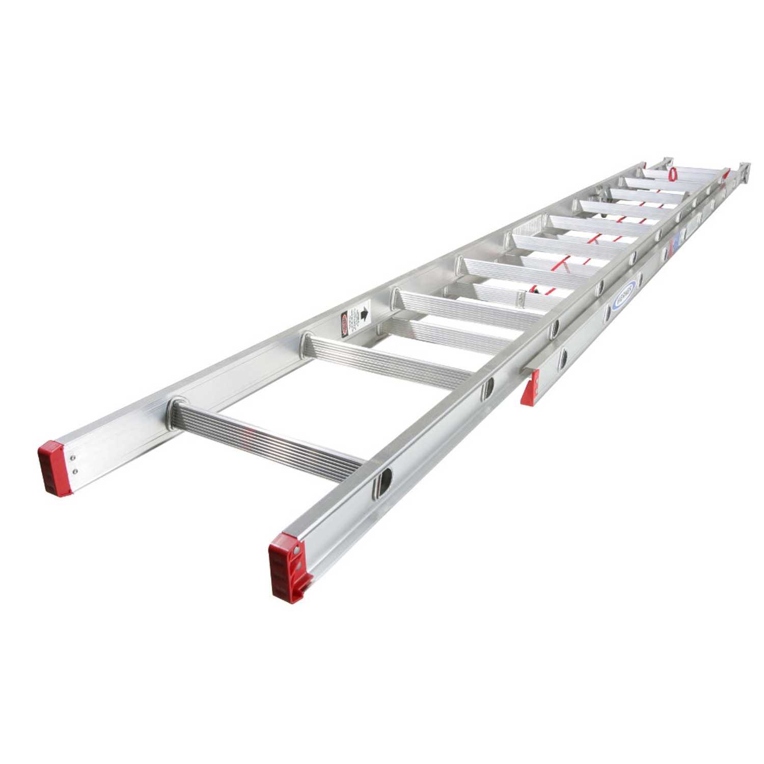Werner 24 ft. H x 16 in. W Aluminum Extension Ladder Type III 200 lb. Ace Hardware