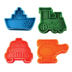 R&M International Multicolored Metal/Plastic Cookie Stamp