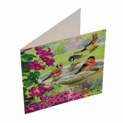 Crystal Art Birds Craft Card Kit Multicolored