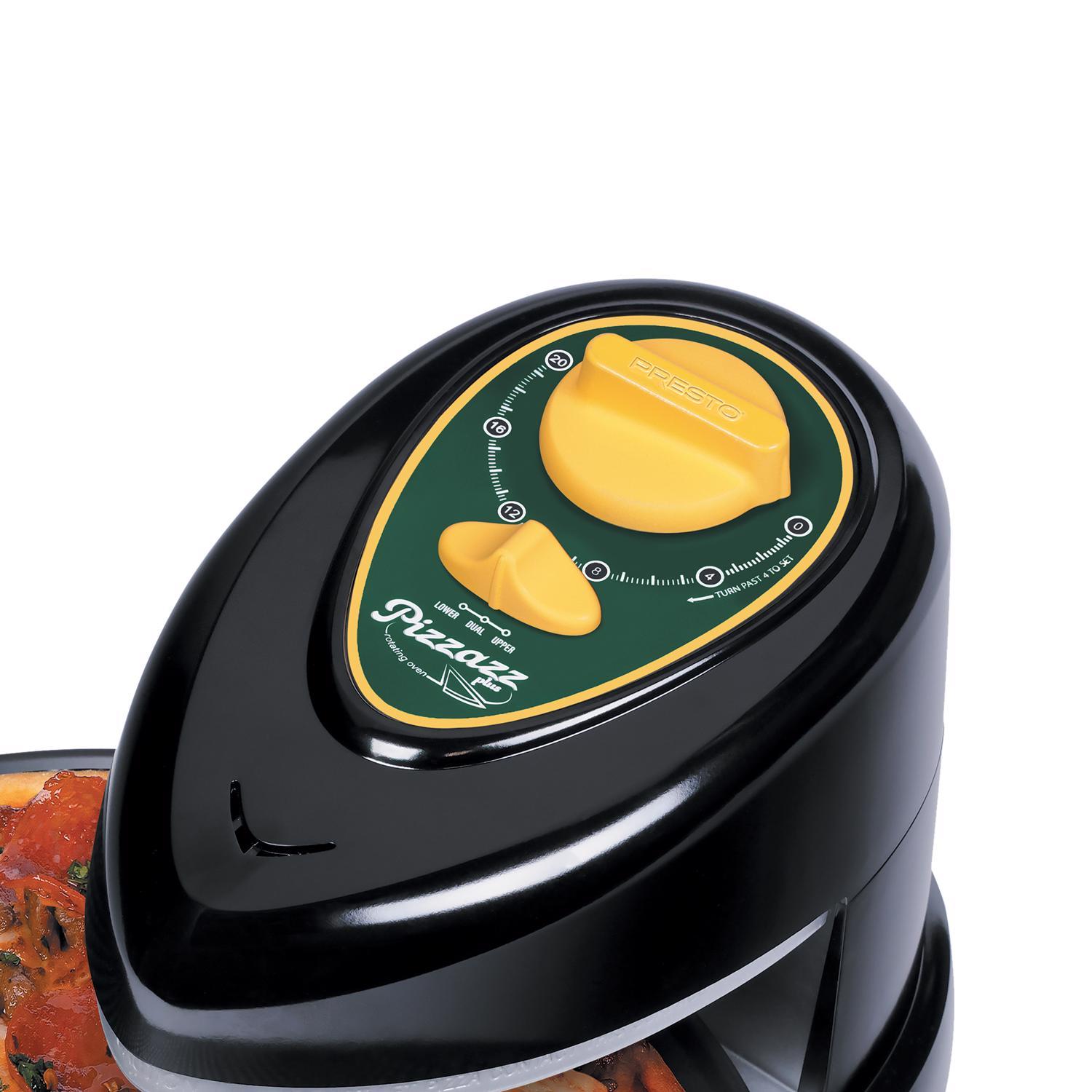 Presto Pizzazz Black Electric Pizza Oven