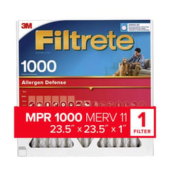 Filtrete 23 in. W X 23 in. H X 1 in. D Polypropylene 1000 MERV Pleated Allergen Air Filter 1 pk