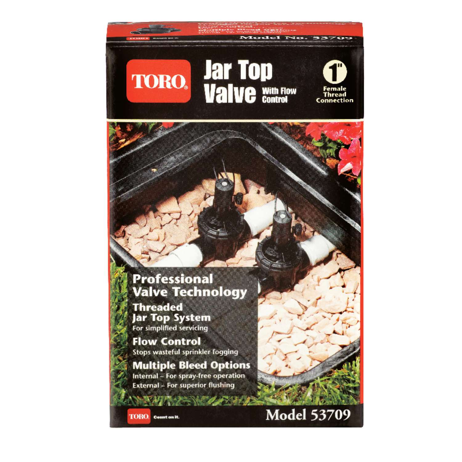 Toro Jar Top Valve with Flow Control 1 in. 150 psi Ace Hardware