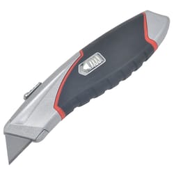 Steel Grip 6-1/2 in. Retractable Quick Open Utility Knife Silver 1 pk