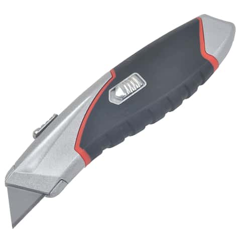 Fiskars Pro 6.5 in. Retractable Snap-Off Utility Knife Black/Orange/Silver  1 pk - Ace Hardware