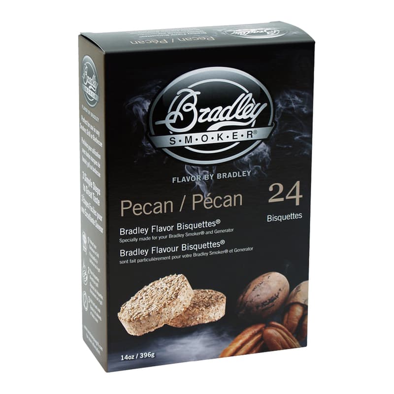 Bradley Smoker All Natural Pecan Wood Bisquettes 14 oz Mfr BTPC24 Ace Hardware