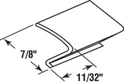 Prime-Line Black Vinyl Screen Retainer Spline 72 in. L 1 pk