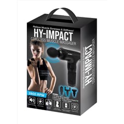 HY-Impact Black Cordless Massager 1 pk