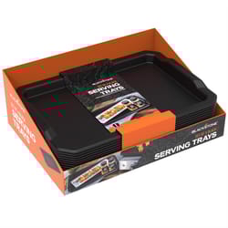 Blackstone Plastic Serving Tray 19 in. L X 13 in. W 4 pk