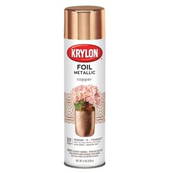 Krylon Foil High Gloss Copper Metallic Spray Paint 8 oz