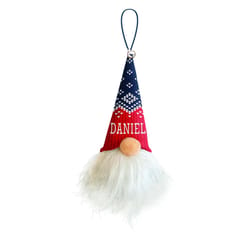 Christmas Gnome Multicolored Daniel Ornament 5.5 in.