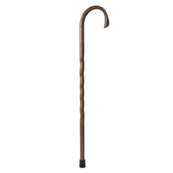 Brazos Walking Sticks 37 in. Brown Wood Cane