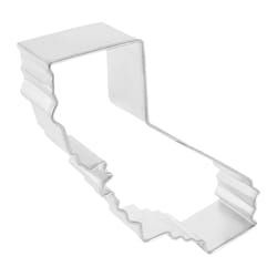 R&M International Corp 2 in. W X 5 in. L California State Cookie Cutter Silver 1 pc