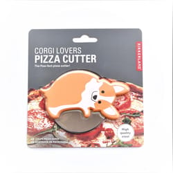 Kikkerland Orange Plastic/Stainless Steel Pizza Cutter