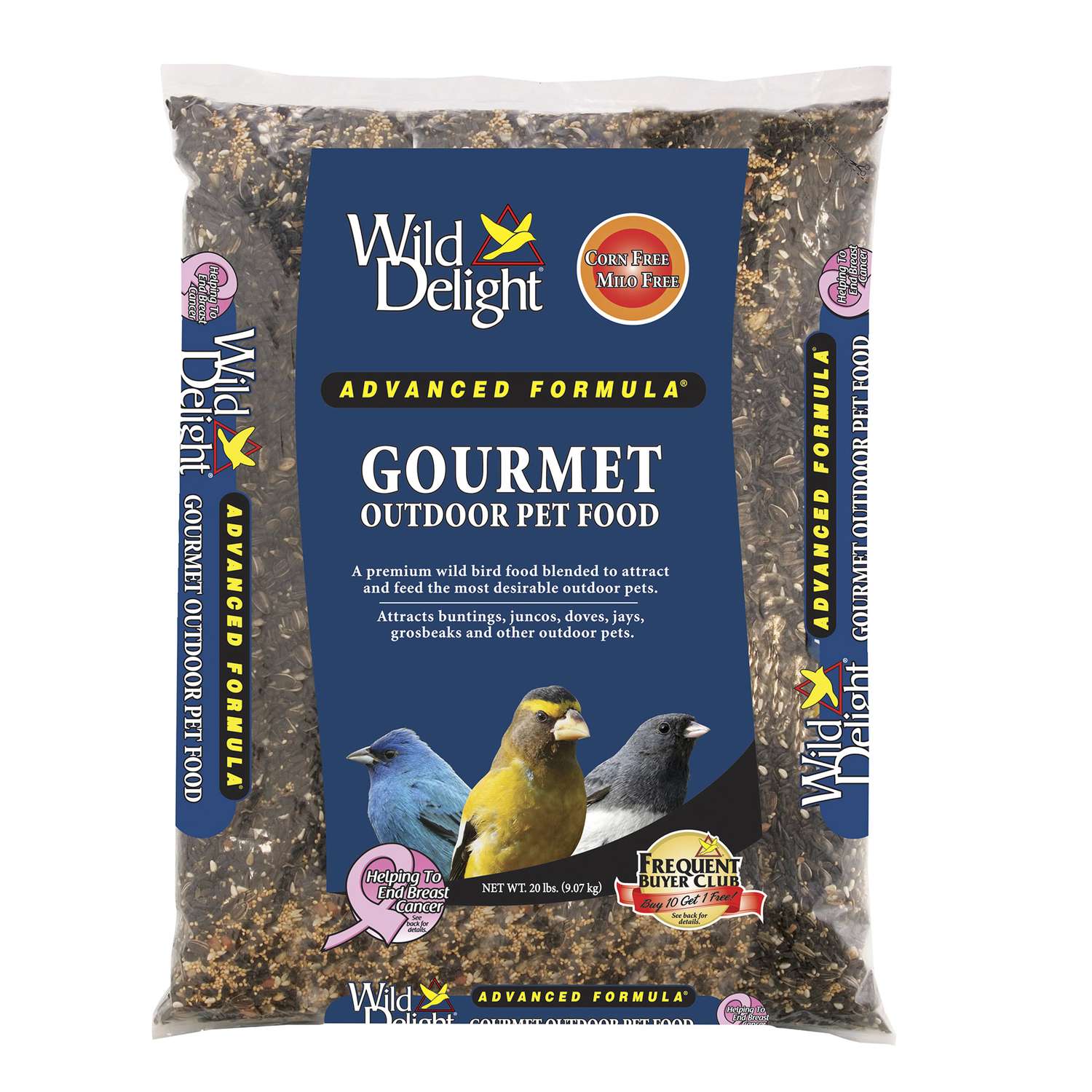 Wild Delight Gourmet Wild Bird Food Assorted Species Sunflower Seeds ...