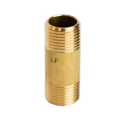 ATC 1/2 in. MPT X 1/2 in. D MPT Yellow Brass Nipple 2 in. L