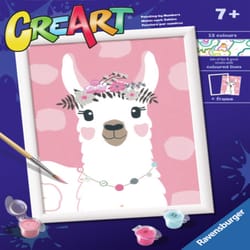 Ravensburger CreArt No Drama Llama Paint By Number Set Multicolored 17 pc