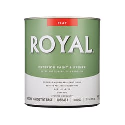 Royal Flat Tint Base Mid-Tone Base Paint Exterior 1 qt