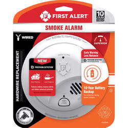 First Alert Interconnect Hard-Wired w/Battery Back-up Ionization Smoke Detector
