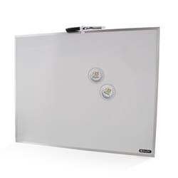 Bazic Products 16 in. H X 20 in. W Screw-Mounted Magnetic Dry Erase Board