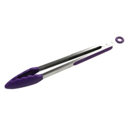 Chef Craft Premium Purple Silicone Tong