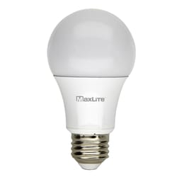 MaxLite A19 E26 (Medium) LED Bulb Bright White 60 Watt Equivalence 1 pk