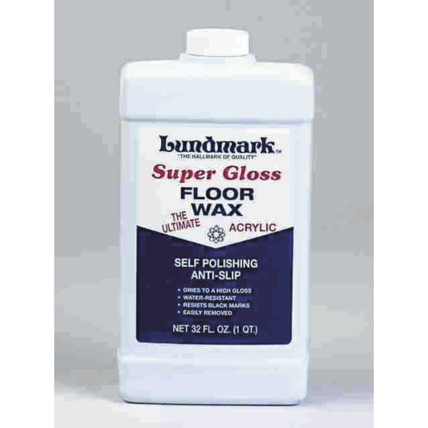 Lundmark Super Gloss AntiSlip Floor Wax Liquid 32 oz. Ace Hardware