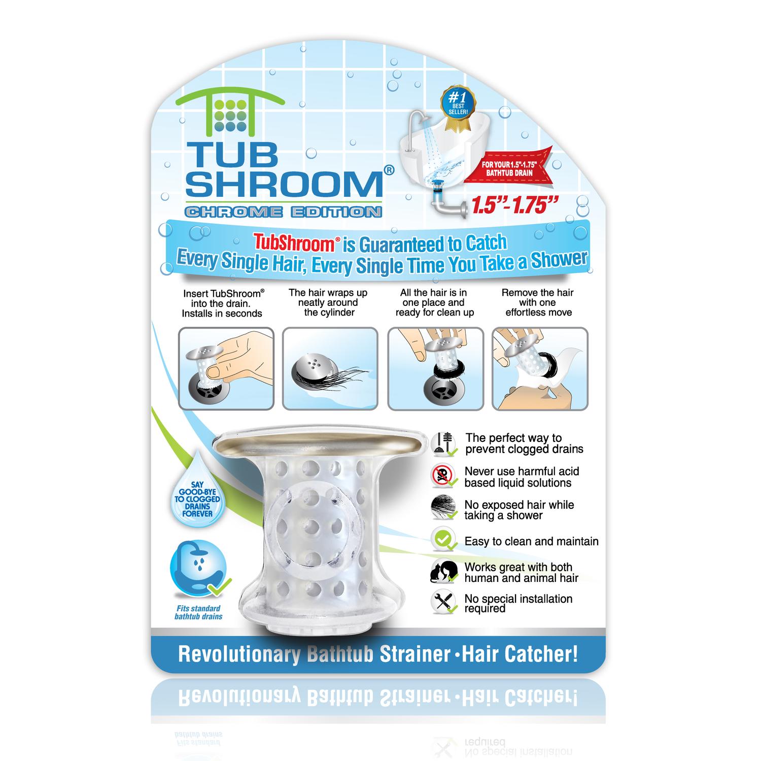 TubShroom Matte Silicone Hair Catcher - Ace Hardware