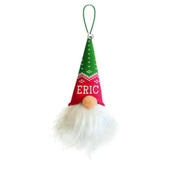 Christmas Gnome Multicolored Eric Ornament 5.5 in.