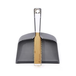 Full Circle Clean Team Bamboo/Plastic Handheld Dustpan and Brush Set