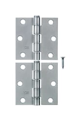 Ace 2-1/2 in. L Zinc-Plated Broad Hinge 2 pk