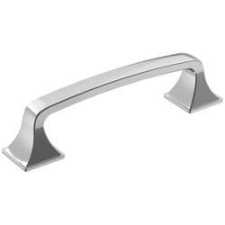 Amerock Ville Traditional Rectangle Cabinet Pull 3-3/4 in. Polished Chrome 1 pk