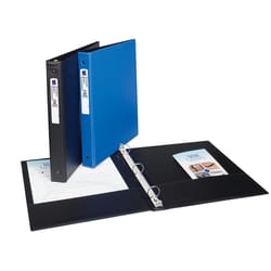 Avery 8-1/2 in. W X 11 in. L Round Ring Assorted Non-View Binder