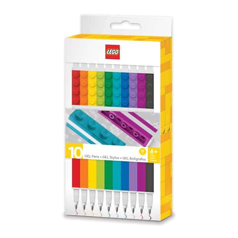 LEGO Gel Pen Refill Set of 10 Assorted