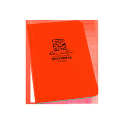 Rite in the Rain 3.125 in. W X 5 in. L Perfect Bound Orange All-Weather Notebook
