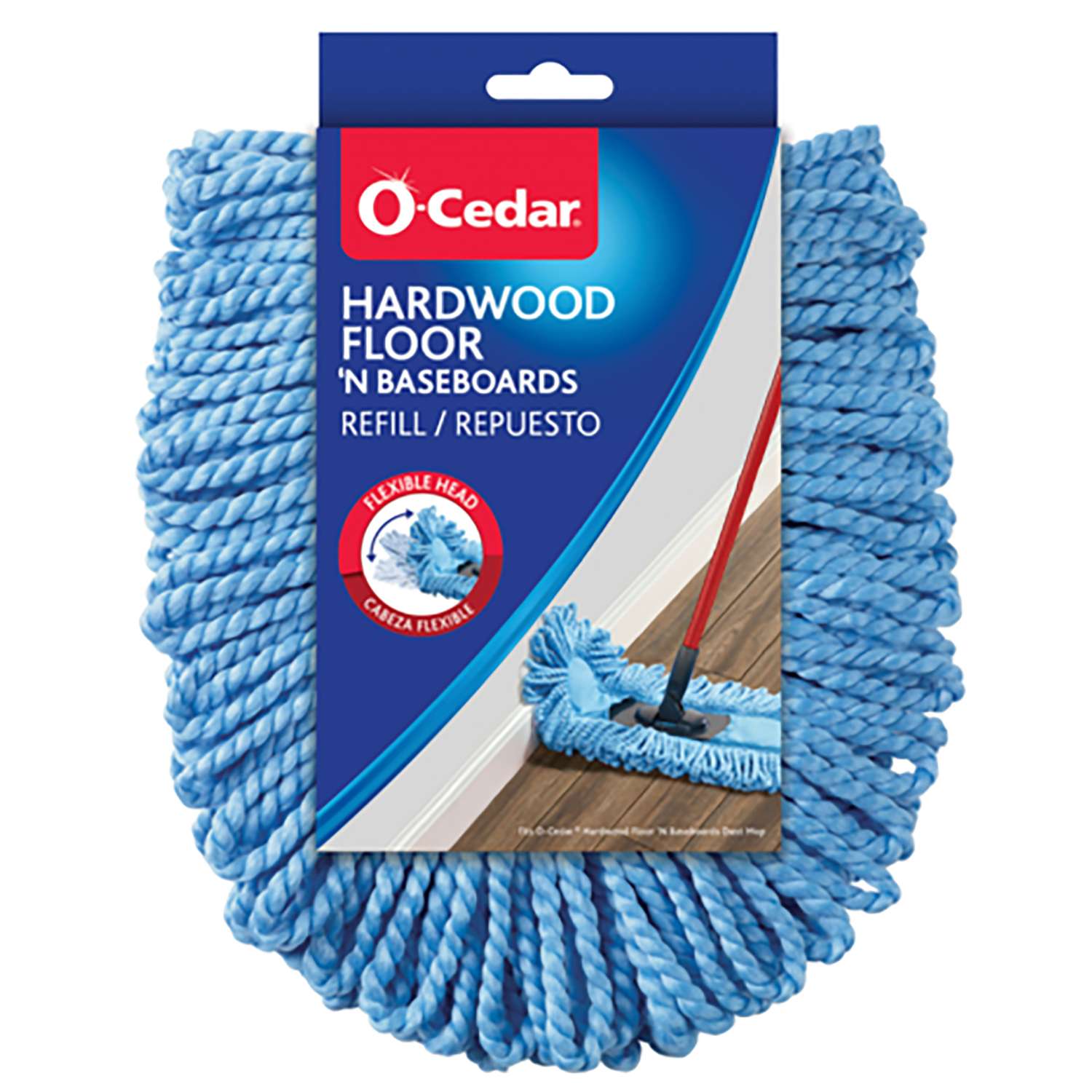 OCedar 11.16 in. L Dust Microfiber Mop Refill 1 pk Ace Hardware