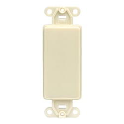 Leviton Decora Ivory 1 gang Nylon Decorator Wall Plate 1 pk