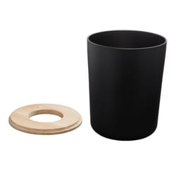 iDesign Eco Vanity 5 gal Black Steel Bath Accessory Set