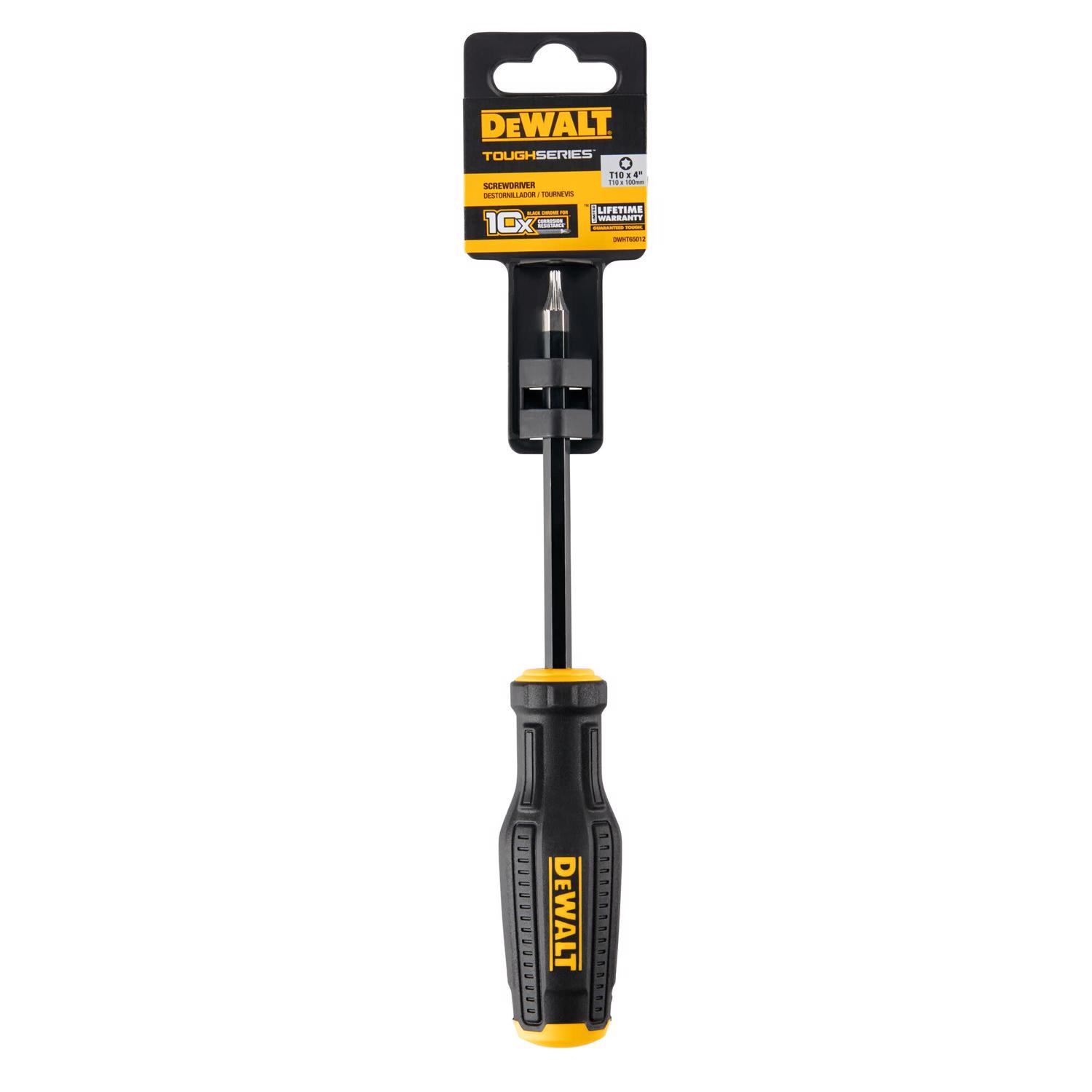 DeWalt Toughseries T10 Size X 4 in. L Screwdriver 1 pc