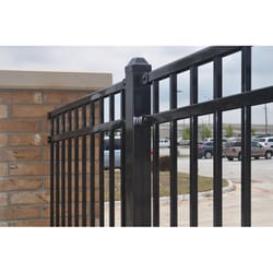 Fortress Versai Black Steel Fence Bracket