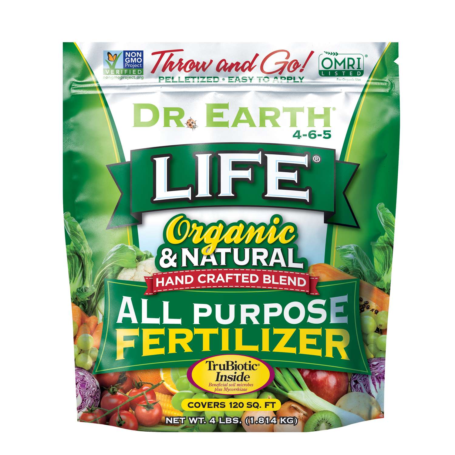 Dr. Earth Life Pellets Organic All Purpose Plant Food 4 lb