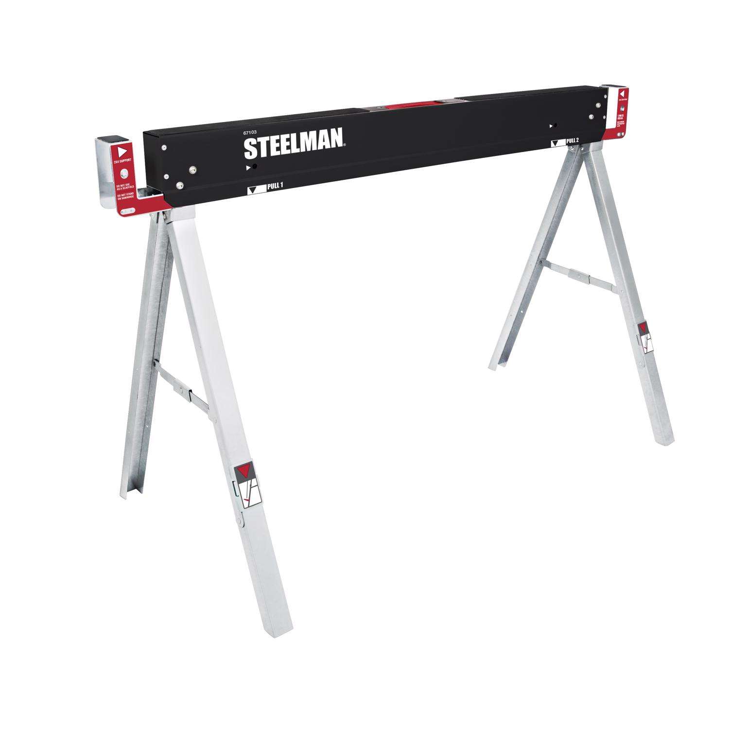 Steelman 30 in. H X 47 in. W X 22 in. D Folding Sawhorse 1100 lb. cap. 1 pc Ace Hardware