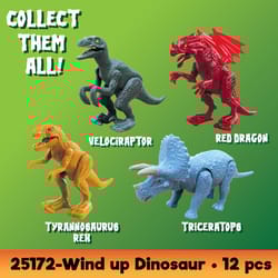 Novelty Inc Wind Up Dinosaur Toys Assorted