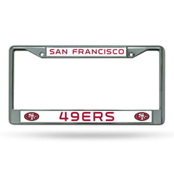 Rico Gray Metal San Francisco 49Ers License Plate Frame