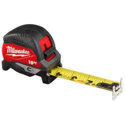 Milwaukee 3.19 in. L X 2.05 in. W Compact Wide Blade Magnetic Tape Measure 1 pk